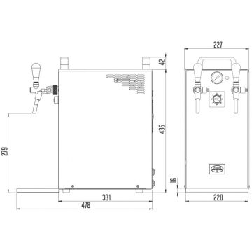 Lindr KONTAKT 40/Kprofi NEW Green Line 2 x kohout