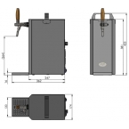 PYGMY TOWER 18 kompletná zostava s autoventilčekom 1 - narážač BAJONET