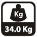 Lindr KONTAKT 70 - hmotnosť 34 kg