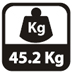 Lindr KONTAKT 115 - hmotnosť 45,2 kg