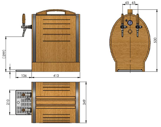 Lindr Súdok 50/Kprofi - rozmery