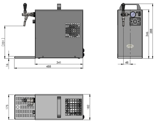 Lindr PYGMY 30/kprofi - rozmery